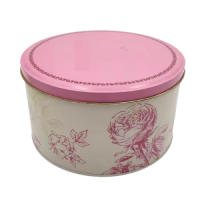 Metal Cake Round Tin Box